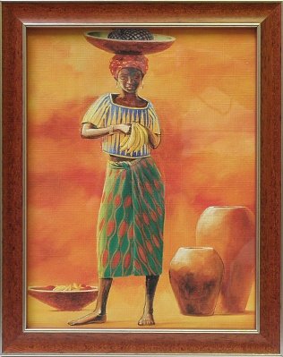 AFRICKÁ  ŽENA